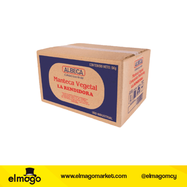 Manteca La Rendidora 5Kg