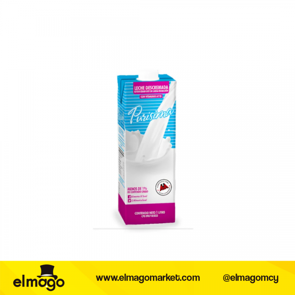 Leche Descremada Purisima 1Lt