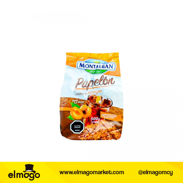 Papelon Sabor A Durazno Montalban 500Gr