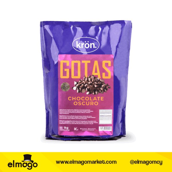 Kron Gotas Cobertura Bitter de 1Kg