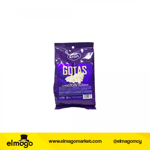 Kron Gotas Cobertura Blanca de 250Gr