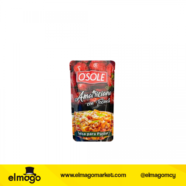 Salsa Amatriciana C/Tocineta Osole 340Gr