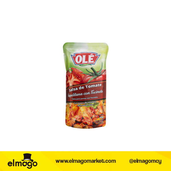 Salsa Napolitana C/Tocineta Ole 340Gr