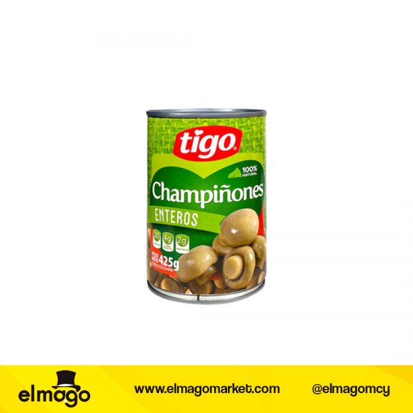 Champiñones Enteros Tigo 425Gr