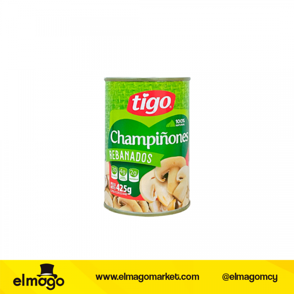 Champiñones Rebanados Tigo 425Gr