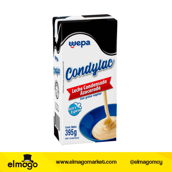 Leche Condensada Condylac Carton de 395Gr
