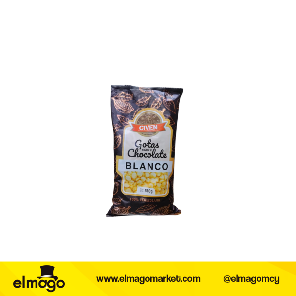 Gotas Cobertura Blanco Civen 500Gr